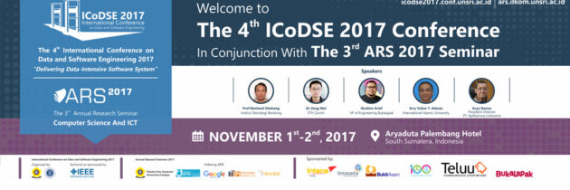 Conjunction Conference : The 4th ICoDSE & 3rd ARS 2017